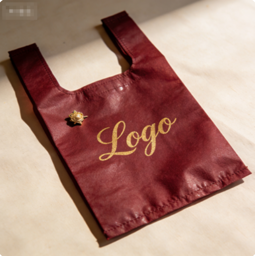 商超防水防油加強款無紡布背心袋